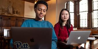 Students in cathedral classroom